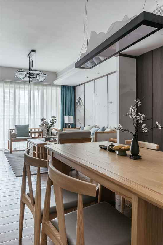 113m2兩居新中式，美到骨子里