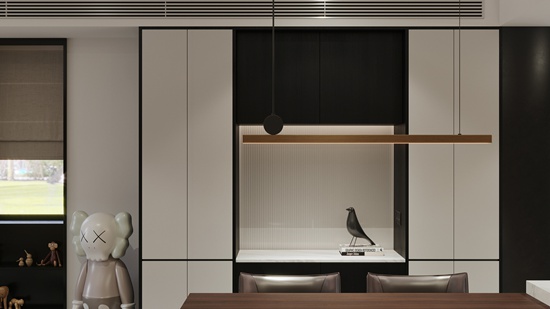 110㎡現代簡約3居室，電視背景墻裝隱形門，還做到全屋收納，夠實用！