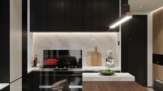 110㎡現代簡約3居室，電視背景墻裝隱形門，還做到全屋收納，夠實用！