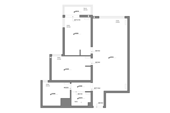 90㎡三代同堂之家，利用餐廳2㎡增加1間房！